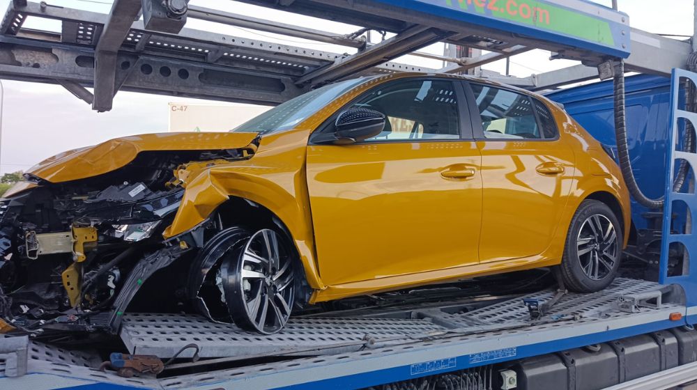 transporte de vehiculos para desguaces de madrid a alava